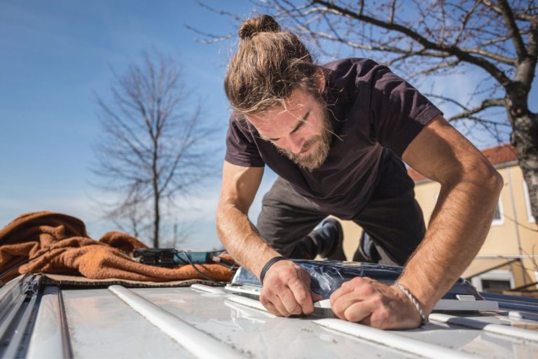 How To Fix A Leaking Camper Roof | Just Van Life
